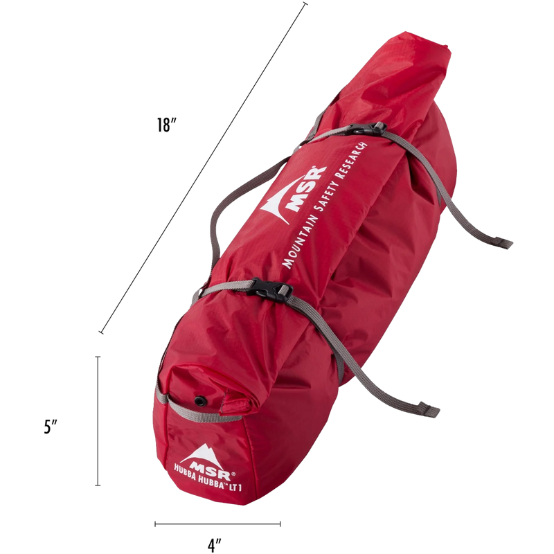 Hubba Hubba LT 1, MSR Hubba Hubba LT 1 pack size