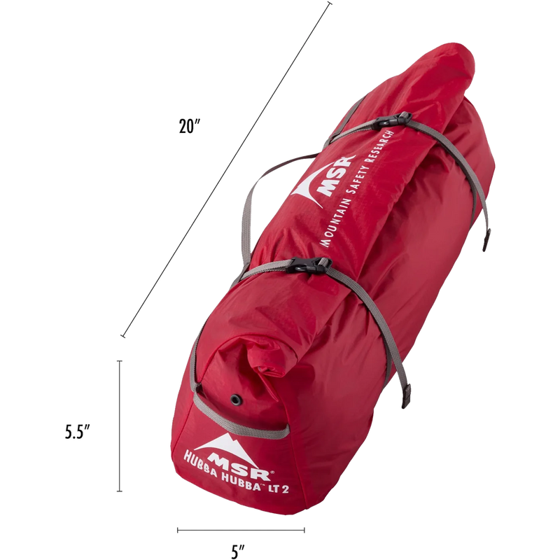 Hubba Hubba LT 2, MSR Hubba Hubba LT 2 pack size