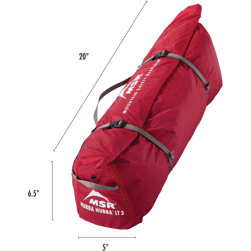 Hubba Hubba LT 3, MSR Hubba Hubba LT 3 pack size