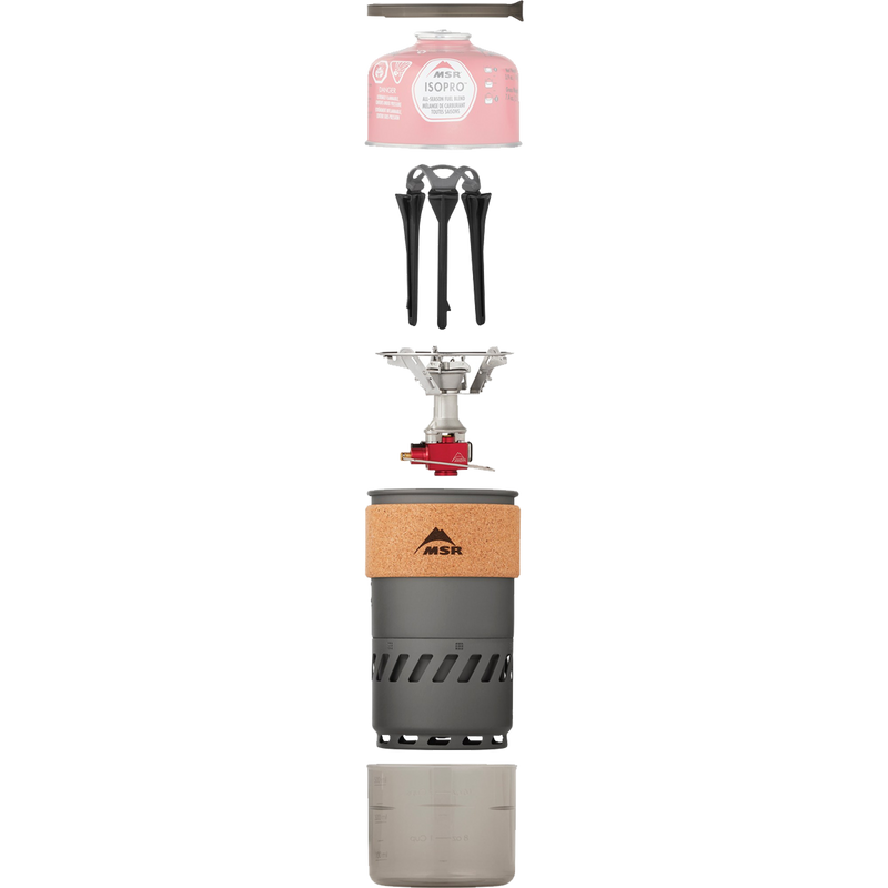 Switch Stove System, MSR Switch Stove System Order of Packing