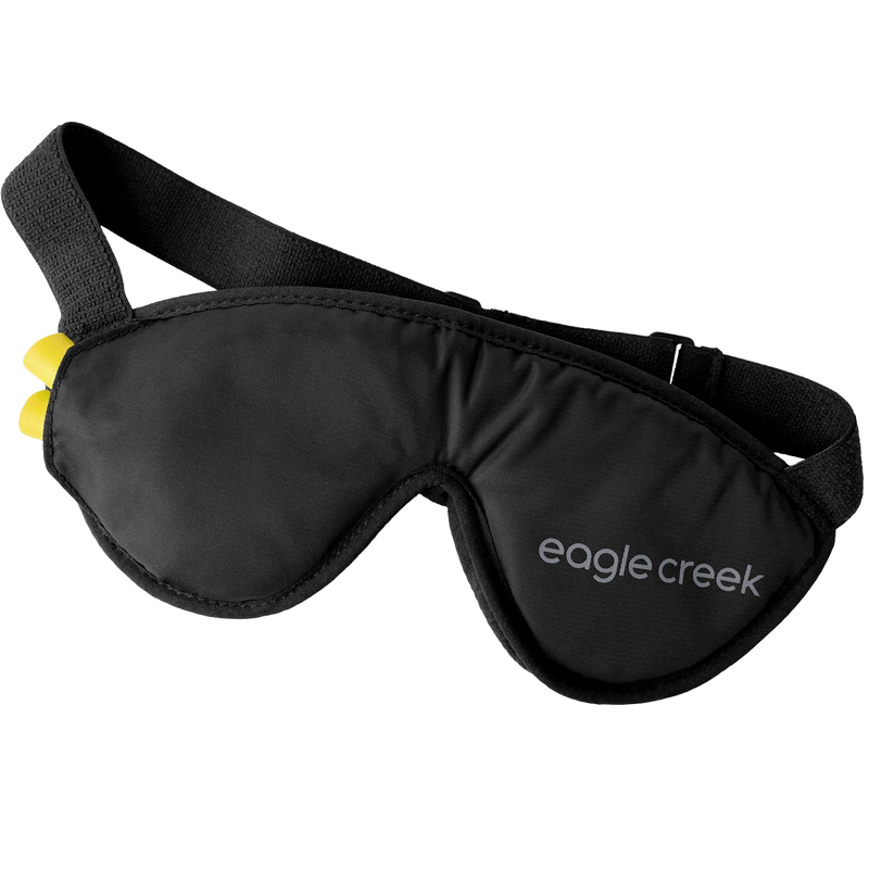 Sandman Eyeshade, Eagle Creek Sandman Eyeshade in 010 Black front pocket