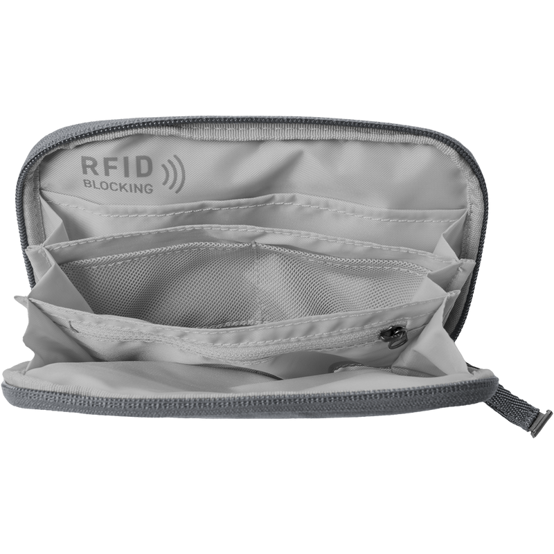 Stash RFID Passport Wallet, Eagle Creek Stash RFID Passport Wallet in Black unzipped