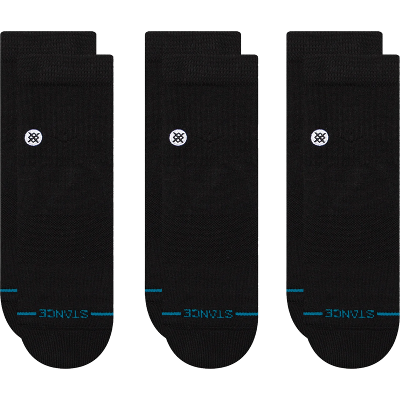 Icon Quarter 3-Pack, Stance Icon Quarter Socks 3 Pack top