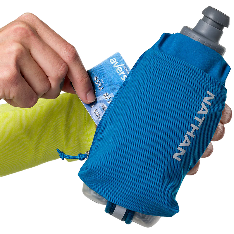 SpeedDraw 2 Insulated Flask 12 oz, Nathan SpeedDraw 2 Insulated Flask 12 oz credit card in pocket