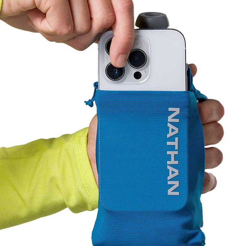 SpeedDraw 2 Insulated Flask 12 oz, Nathan SpeedDraw 2 Insulated Flask 12 oz phone pocket