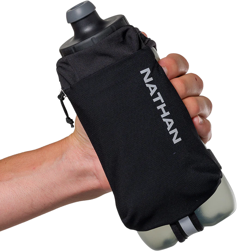 SpeedDraw 2 Flask - 22oz, Nathan SpeedDraw 2 Flask 22oz mesh pocket