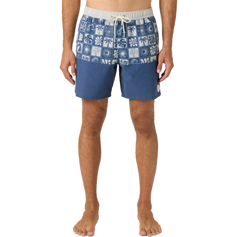 Men's OG Block Volley 17", O'Neill Men's OG Block Volley 17" front on model