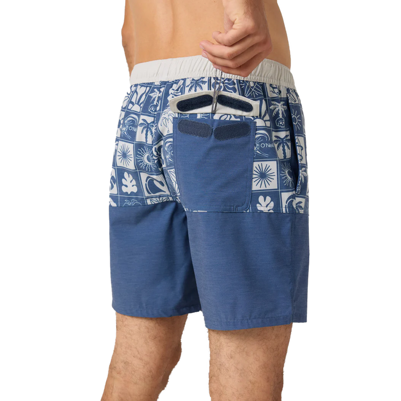 Men's OG Block Volley 17", O'Neill Men's OG Block Volley 17" back pocket