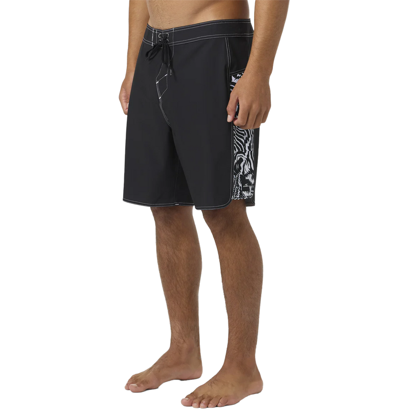 Men's Hyperfreak Tech Panel 18", O'Neill Men's Hyperfreak Tech Panel 18" in WHT-White on model front left