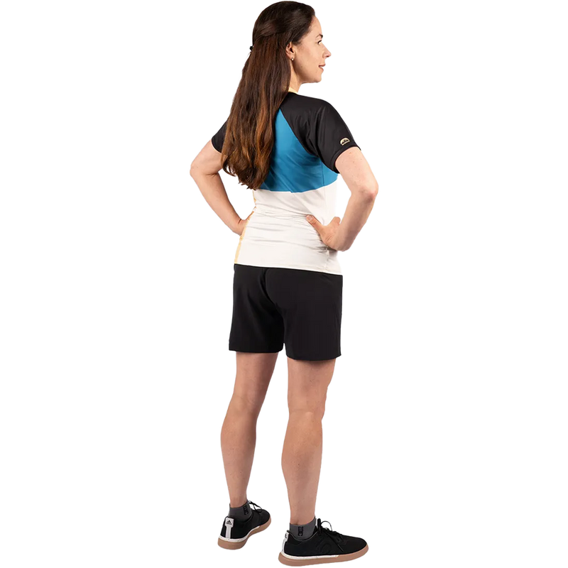 Women's Bliss Short 7 Liner, Women's Bliss Short 7 Liner in Black back on model