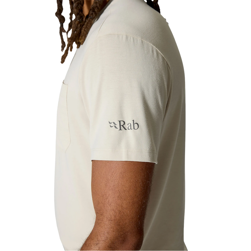 Men's Rivelin Pocket Tee, Rab Men's Rivelin Pocket Tee left