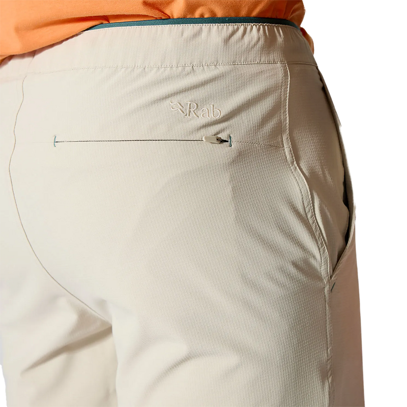 Men's Harpur Shorts, Rab Men's Harpur Shorts in Pebble back pocket