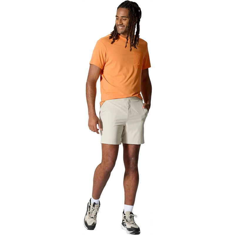 Men's Harpur Shorts, Rab Men's Harpur Shorts in Pebble on model front