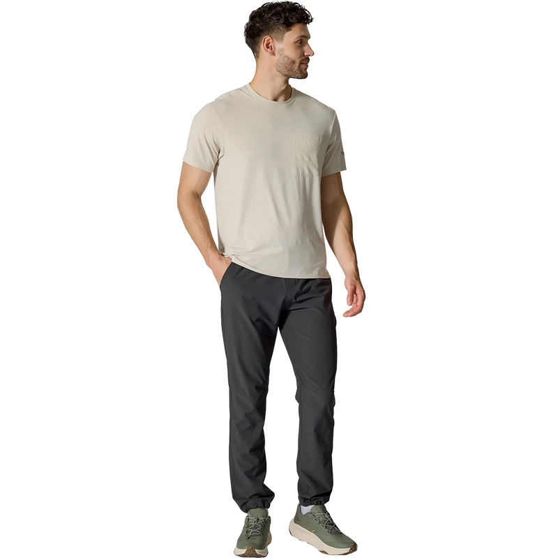 Men's Harpur Pants, Rab Men's Harpur Pants in Anthracite on model front