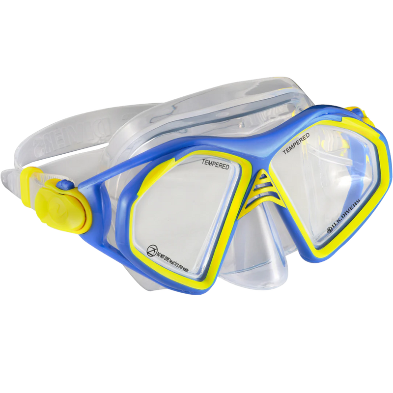 Admiral XL Combo Blue/Yellow, US Divers Admiral XL Combo mask
