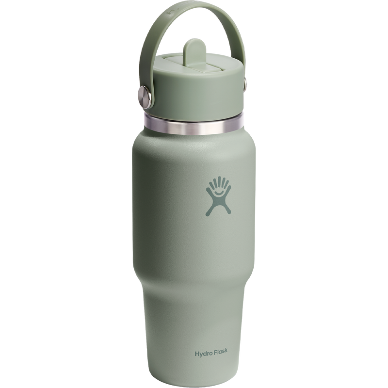 24 oz Wide Flex Straw Travel Bottle, Hydro Flask 24oz Wide Flex Straw Travel Bottle 3/4 view
