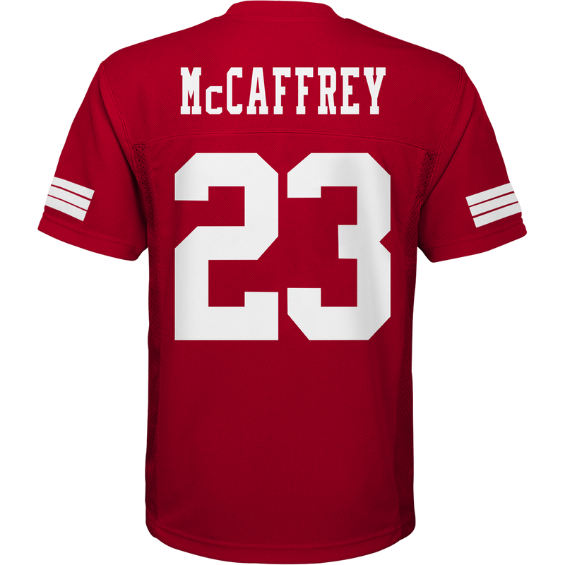 Youth 49ers Mid-Tier Jersey - McCaffrey – Sports Basement