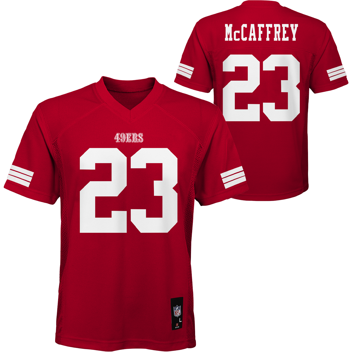Youth 49ers Mid-Tier Jersey - McCaffrey alternate view