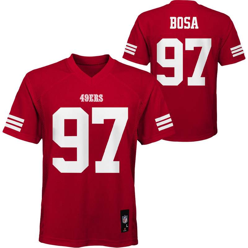 Youth 49ers Mid-Tier Jersey - Bosa, Featured Image