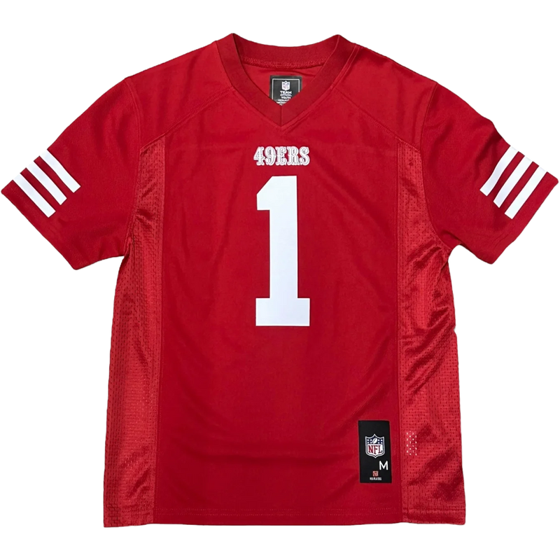 Youth 49ers Mid-Tier Jersey - Samuel, Outerstuff Youth mid tier jersey - samuel back