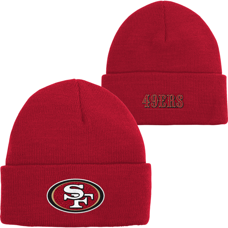 Youth 49ers Basic Cuff Knit, Featured Image