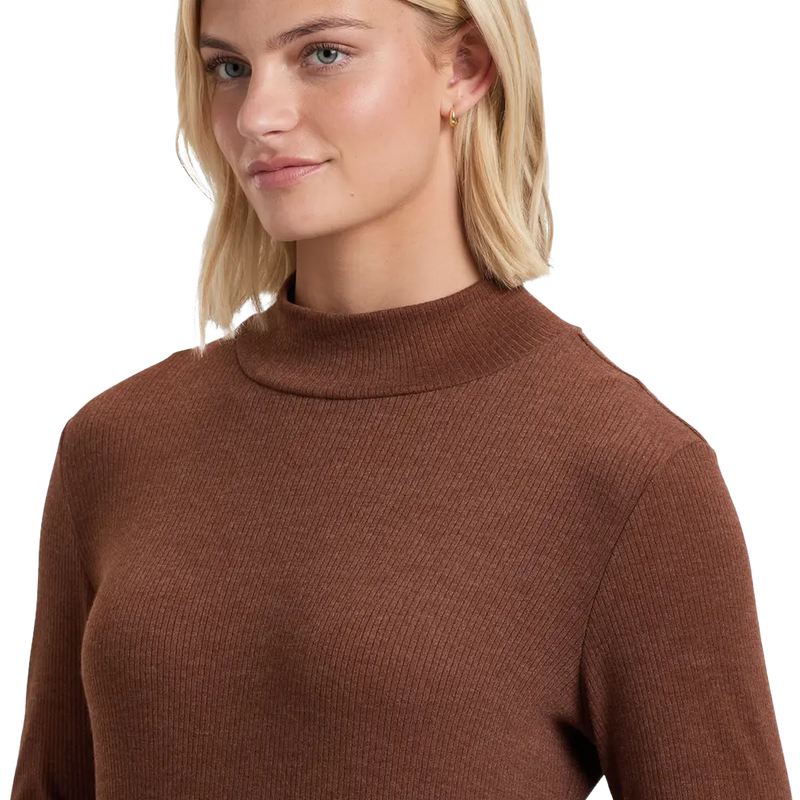 Women's Verona Ribbed Long Sleeve, Kuhl Women's Verona Ribbed Long Sleeve collar
