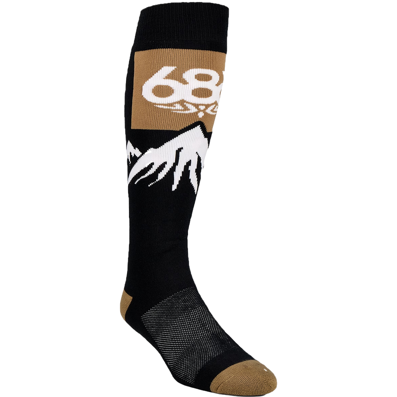 686 Men's Snow Caps Sock (3pk) in Assorted 2 in Black