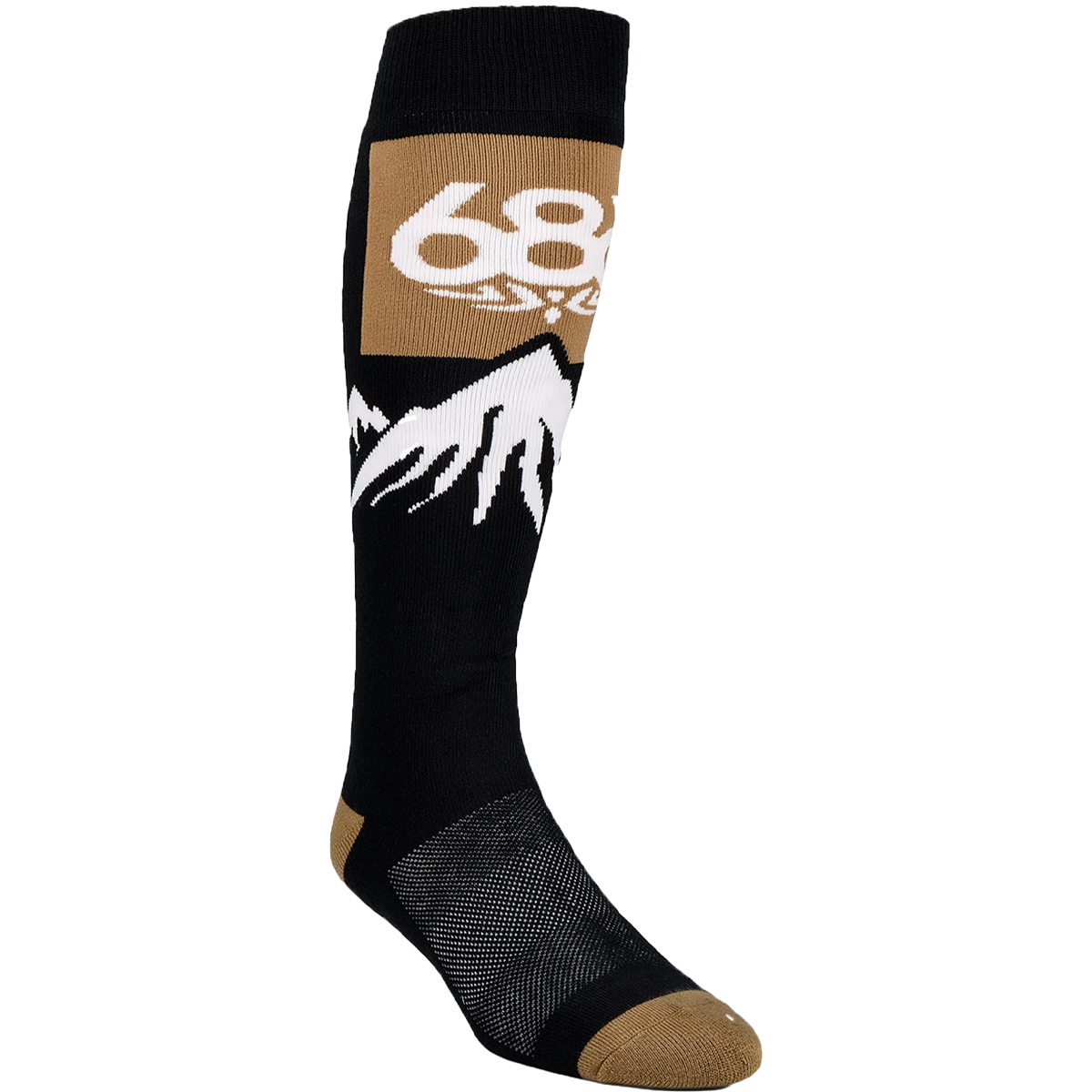 686 Men's Snow Caps Sock (3pk) in Assorted 2 in Black