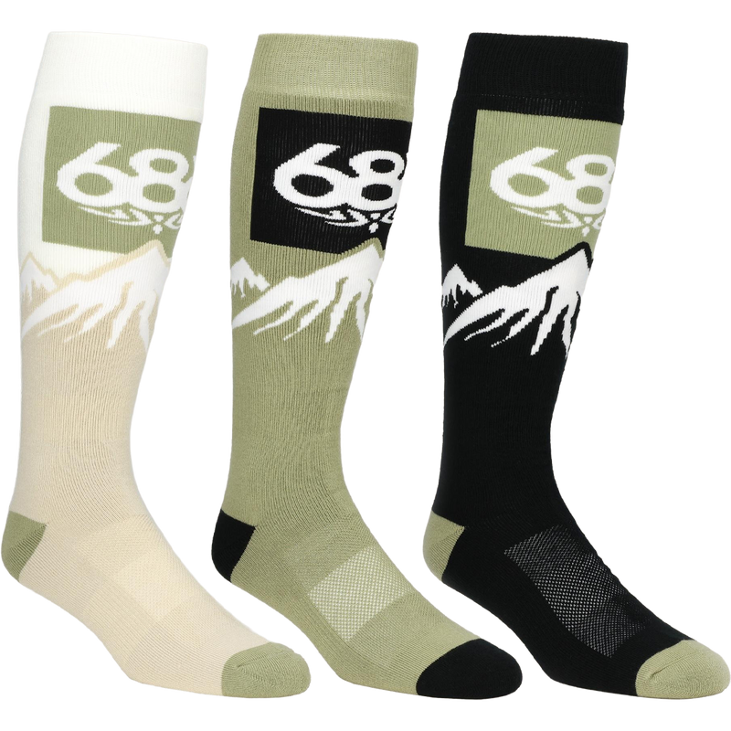 Snow Caps Sock (3pk), Featured Image