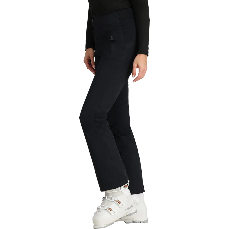 Obermeyer Women's Cloud Nine Pant in 16009 on model left