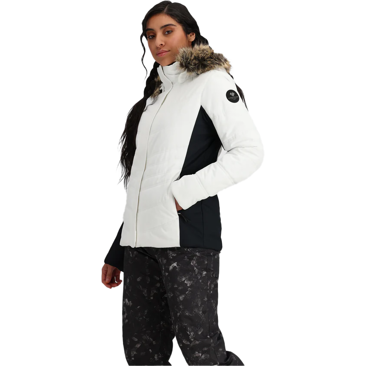 Obermeyer Women's Tuscany II Jacket in White front