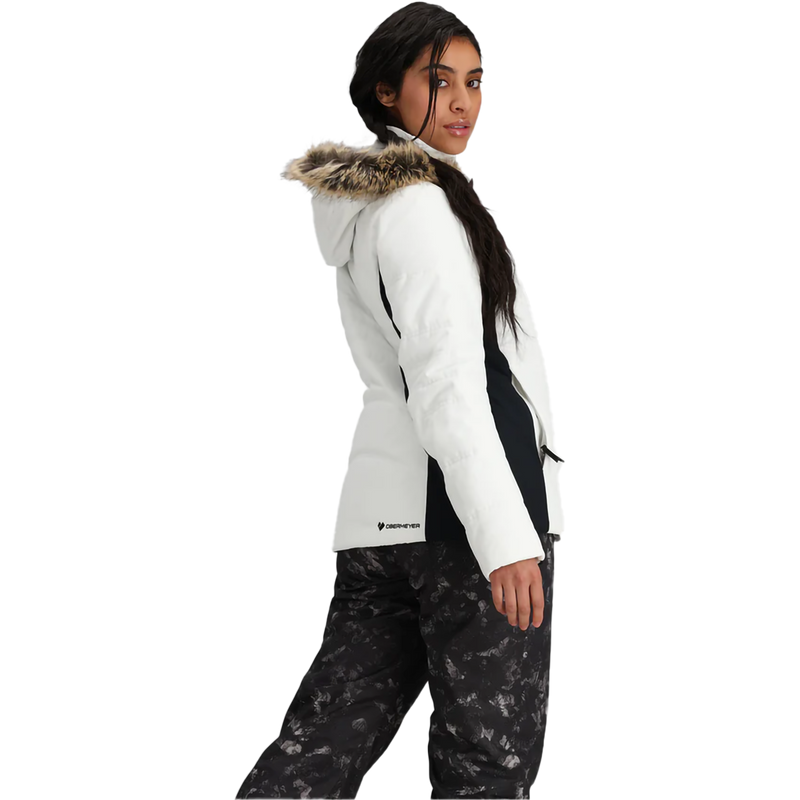 Obermeyer Women's Tuscany II Jacket in White back right
