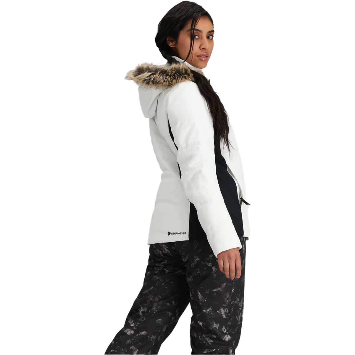 Obermeyer Women's Tuscany II Jacket in White back right