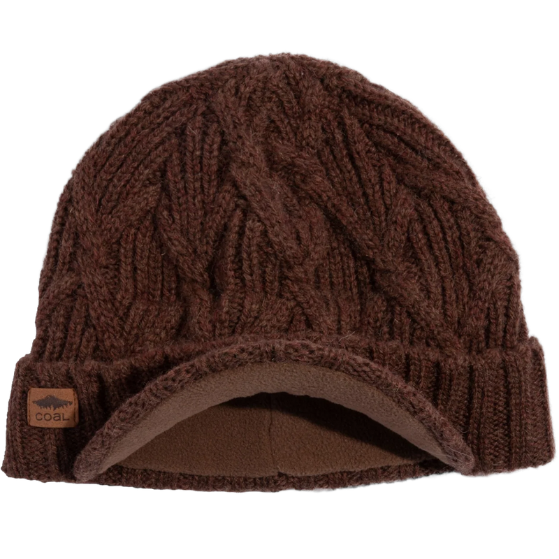 The Yukon Cable Knit Wool Brim Beanie, Featured Image