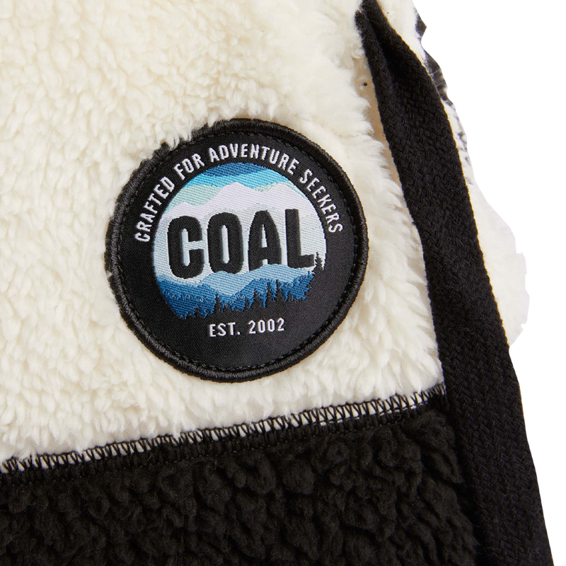Youth The Ridge Sherpa Fleece Hood, Coal Youth The Ridge Sherpa Fleece Hood logo