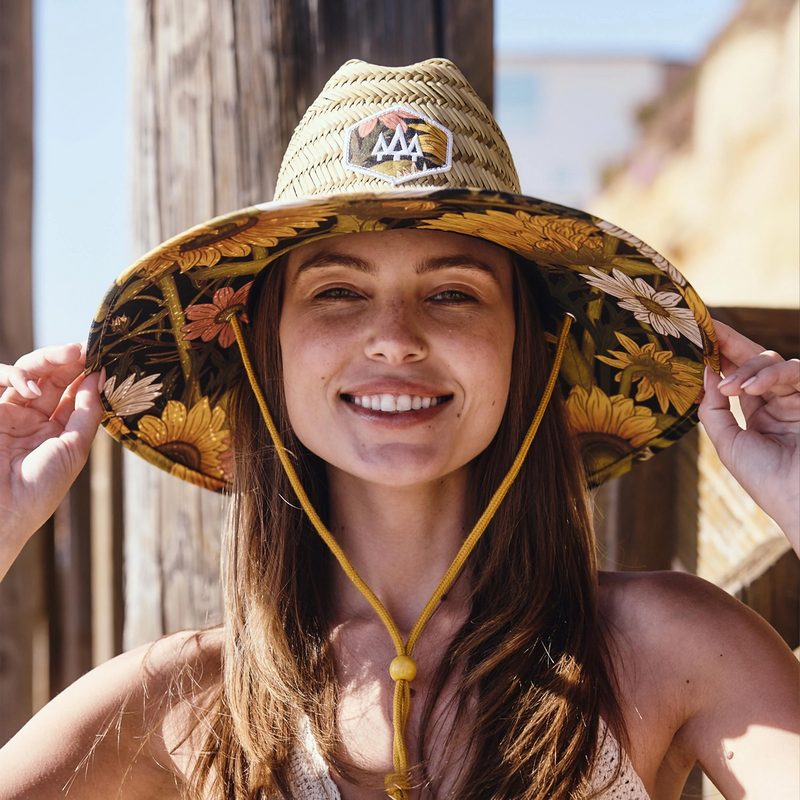 Women's UPF 50 Lifeguard, Hemlock Hats Women's UPF 50 Lifeguard on model