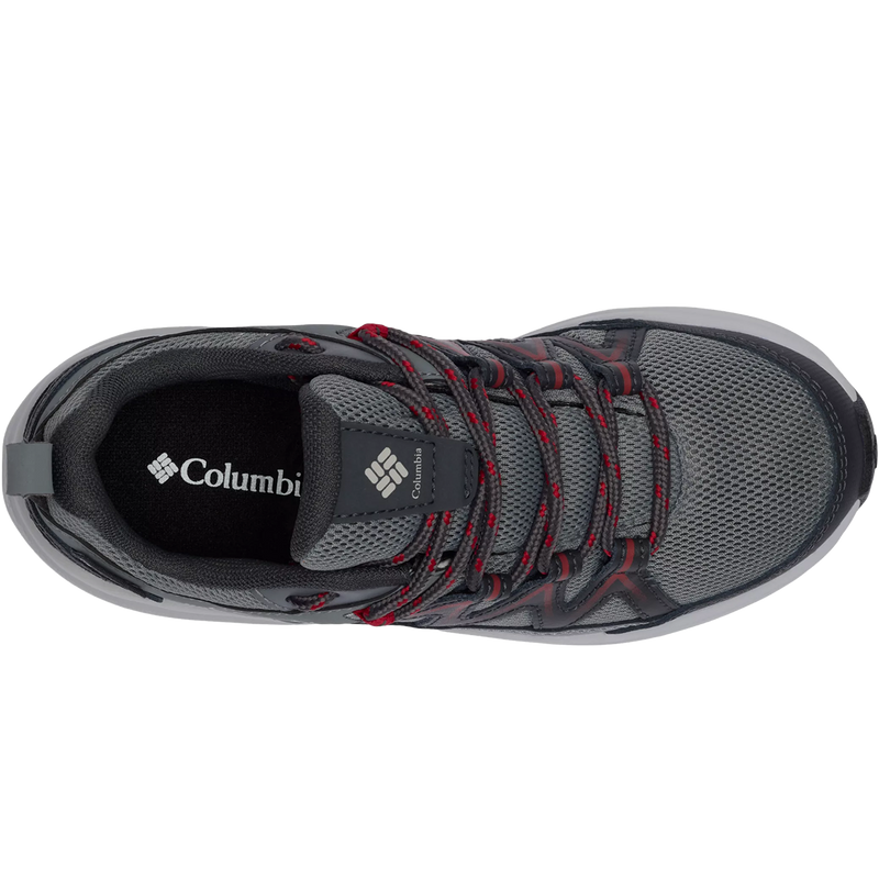Youth Peakfreak Rush WP, Columbia Youth Peakfreak Rush WP in 033-Ti Grey Steel/Red top