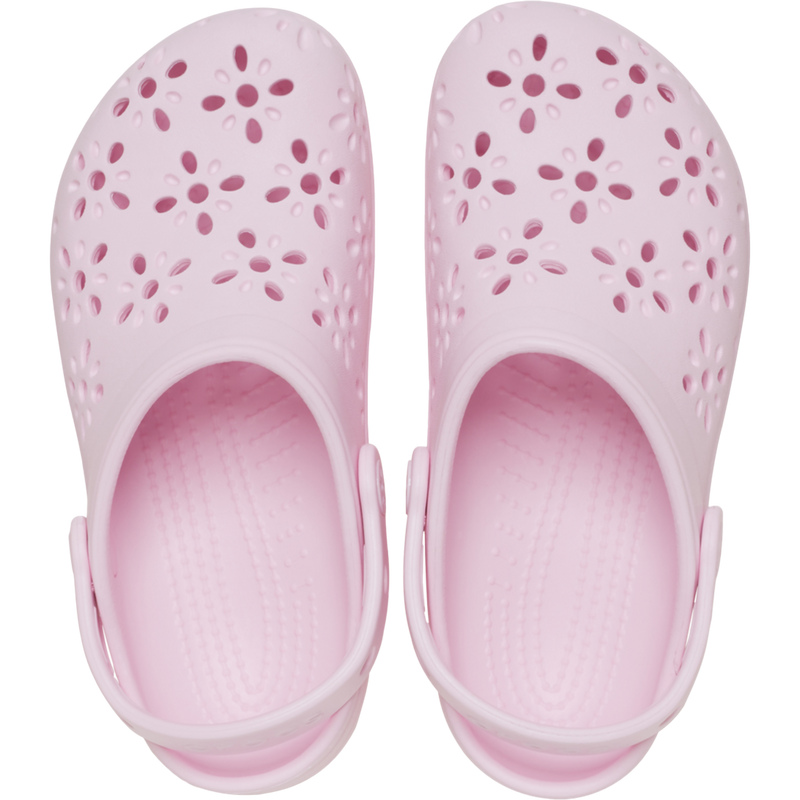 Youth Toddler Classic Floral Cut Out Clog, Crocs Youth Toddler Classic Floral Cut Out Clog top