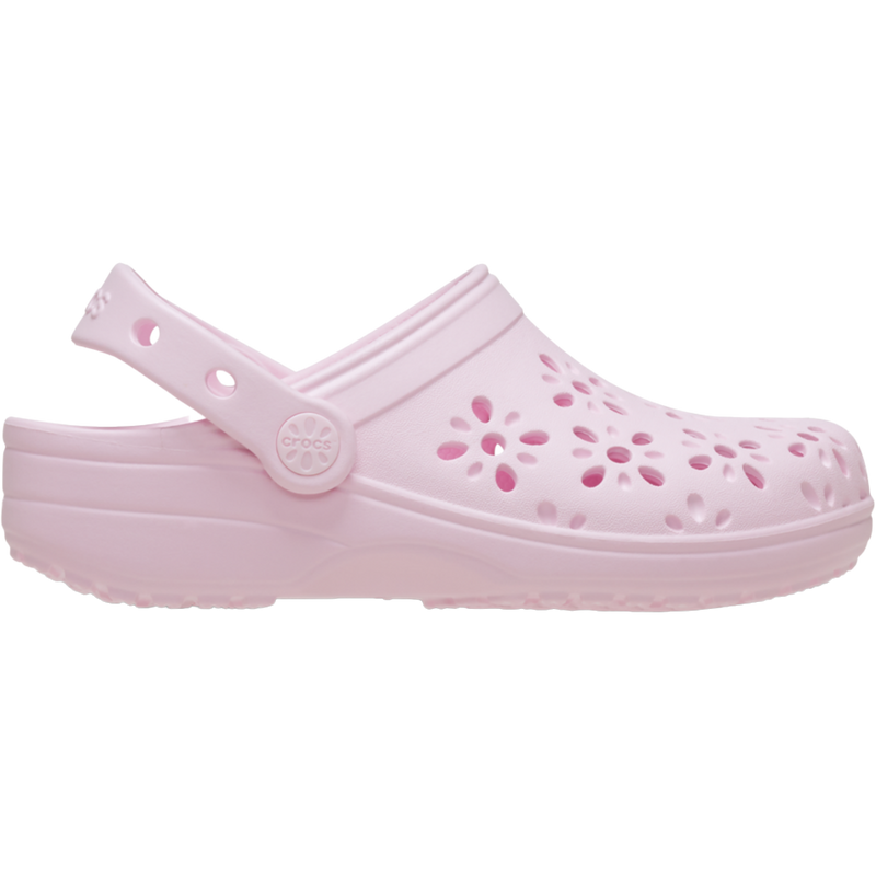 Youth Toddler Classic Floral Cut Out Clog, Featured Image