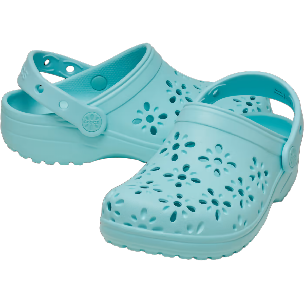 Youth Classic Floral Cut Out Clog alternate view