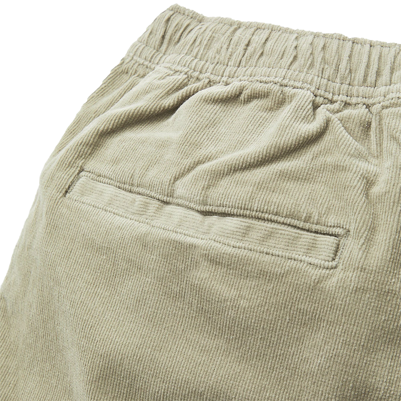Men's Cord Local Short, Katin Men's Cord Local Short in Warm Grey back left pocket