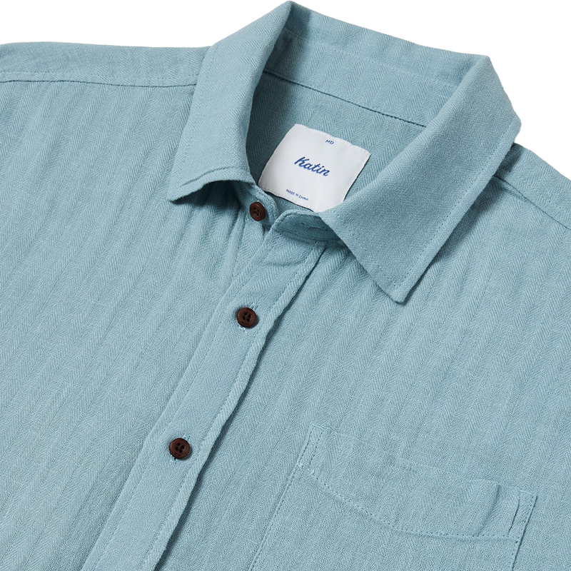 Alan Solid Shirt, Katin Men's Alan Solid Shirt Collar