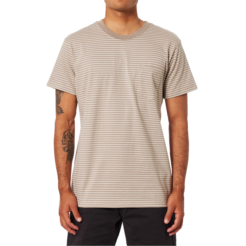 Men's Finley Pocket Tee, Katin Men's Finley Pocket Tee in Vintage Khaki front