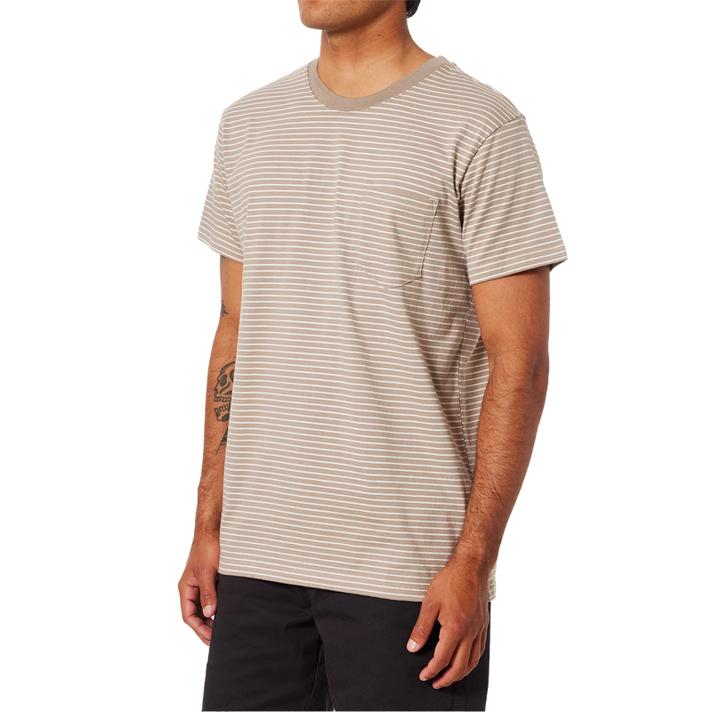 Men's Finley Pocket Tee, Katin Men's Finley Pocket Tee in Vintage Khaki front left