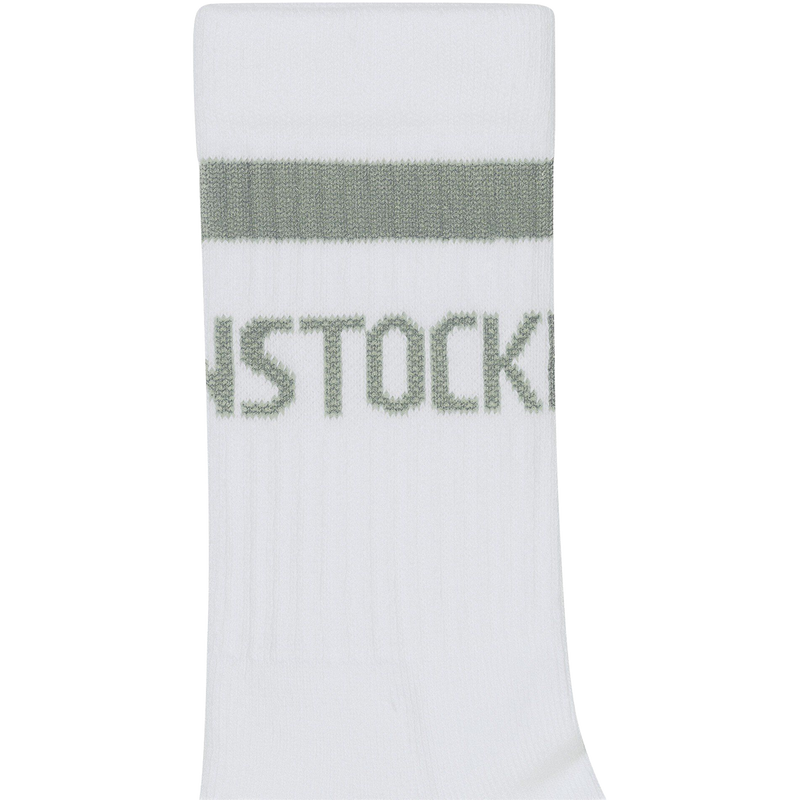 Cotton Crew Stripe Sock, Birkenstock Cotton Crew Stripe Sock cuff detail