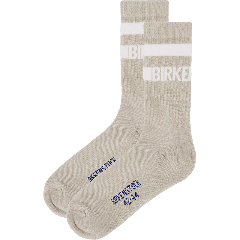 Cotton Crew Stripe Sock, Birkenstock Cotton Crew Stripe Sock Left