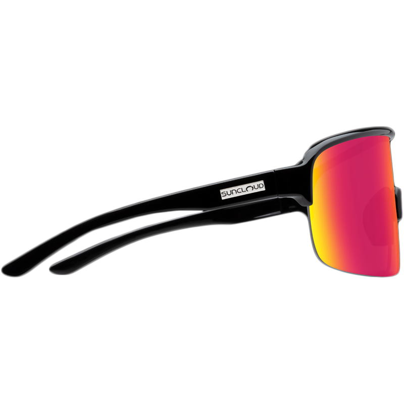 Amplify, Suncloud Amplify in Black / Red Mirror left