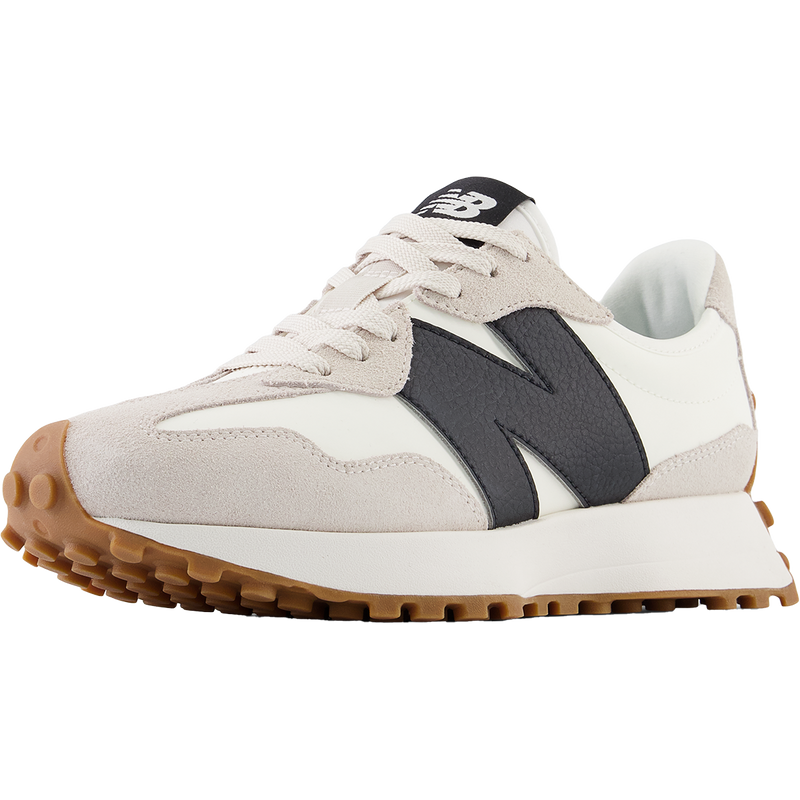 Women's NB 327, New Balance Women's NB 327 in GD-Moonbeam/Black front left