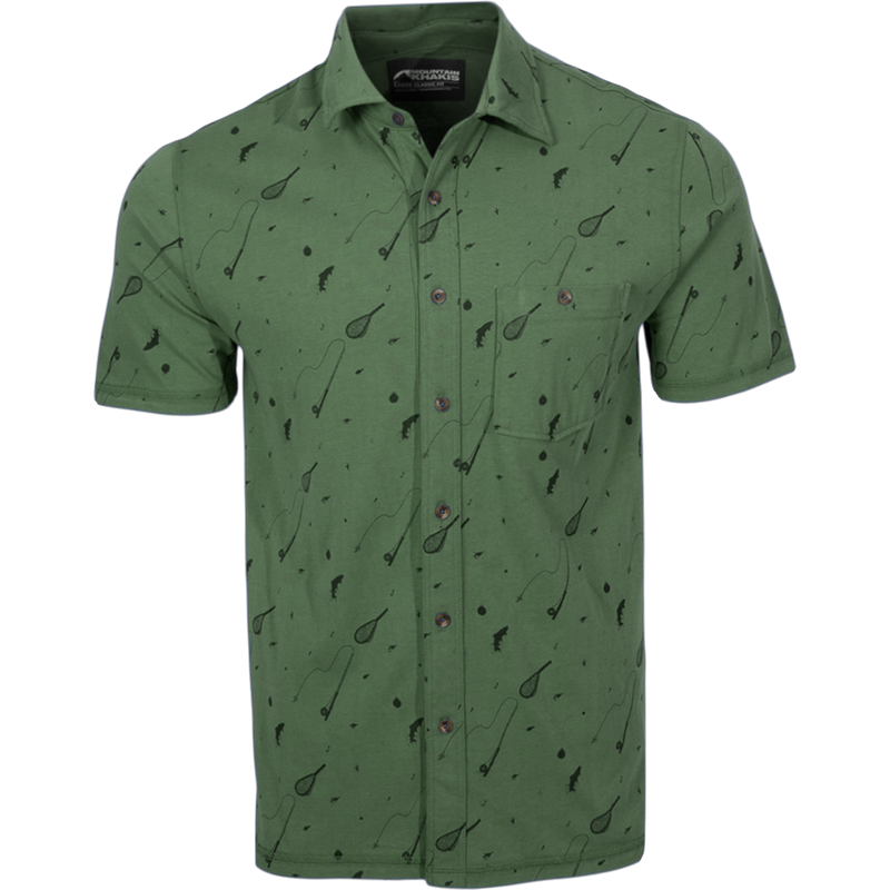 Mountain Khakis Waters Button Down in Chive