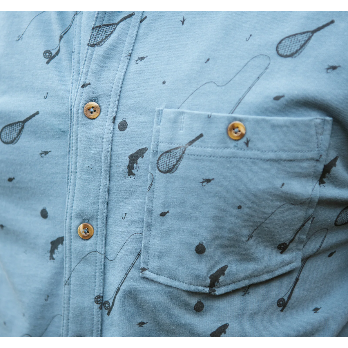 Mountain Khakis Waters Button Down Pocket Detail